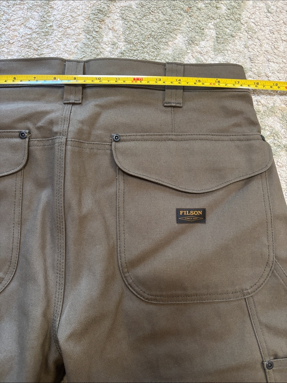 Filson Worksmith Double Layer Pants 34x34 NWOT - Picture 14 of 16